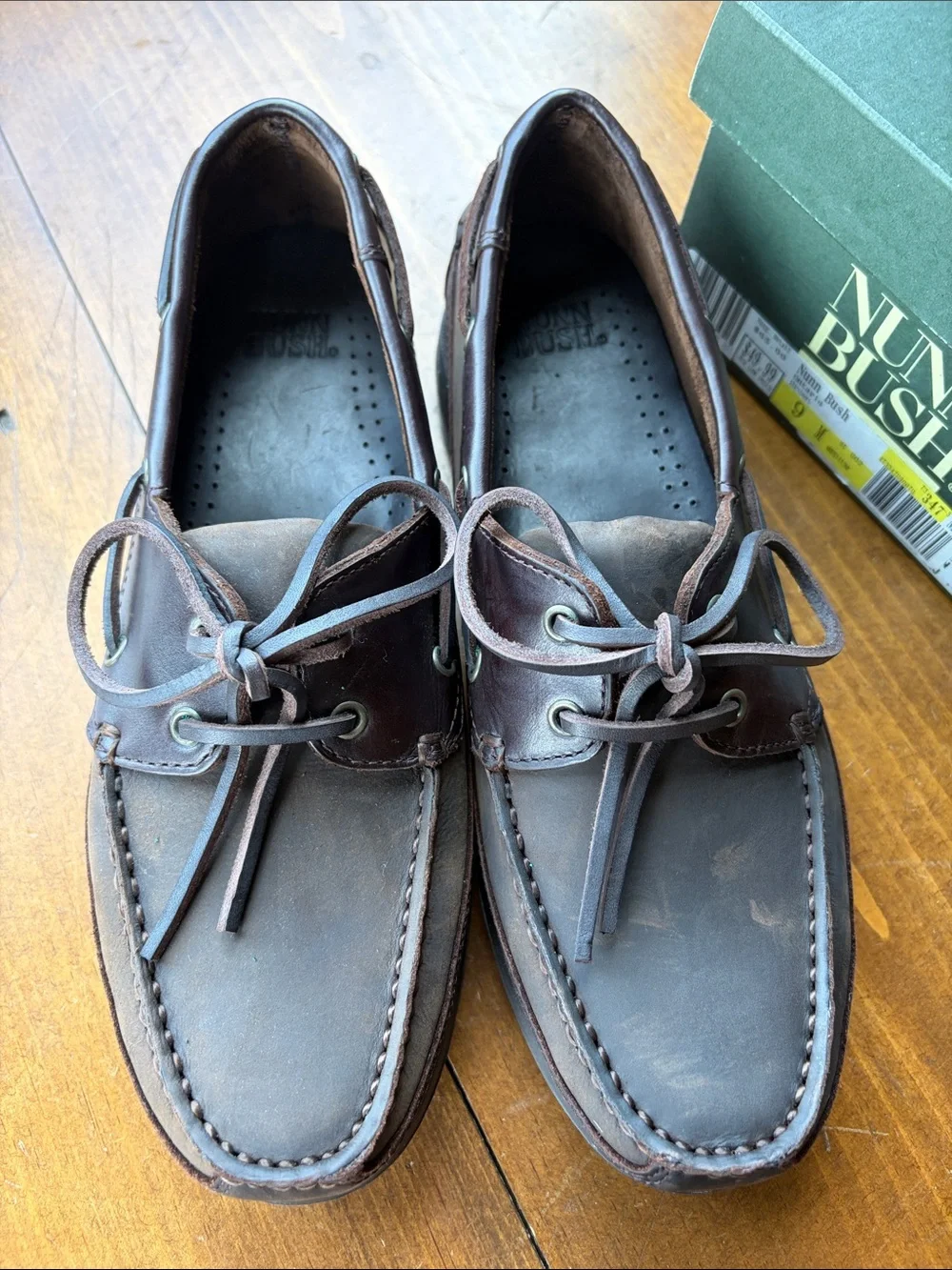 Nunn Bush Ontario Boat Shoe Loafer Brown  Sz 9